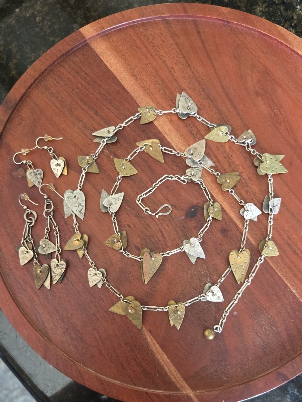 Thomas Mann - Gypsy Heart Necklace & Earring Set
